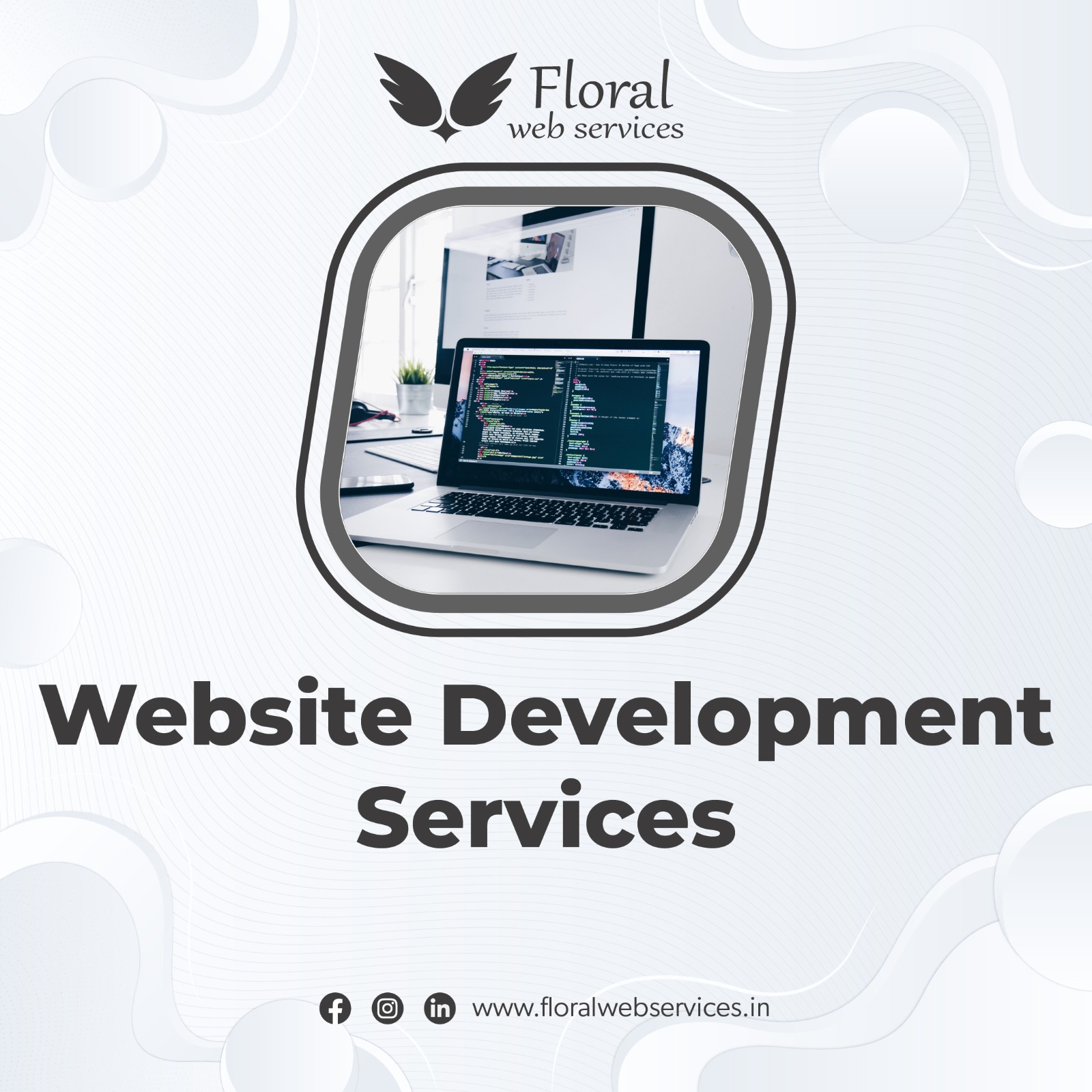 Floral Web Services - website design